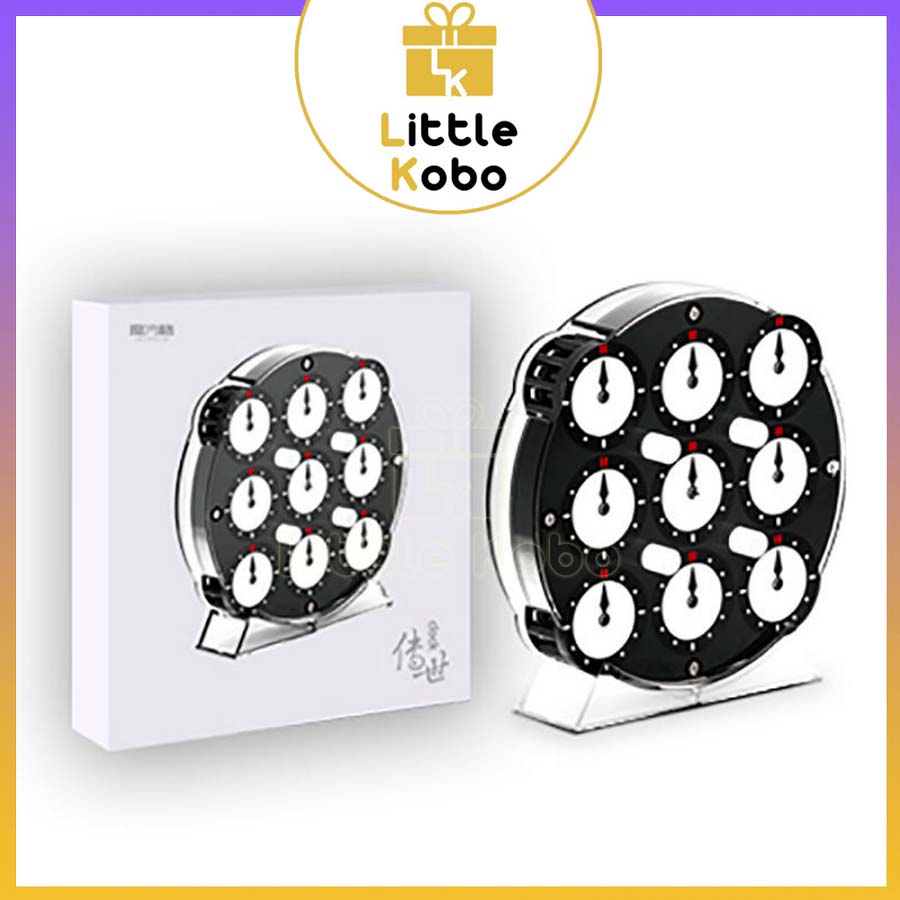 Rubik Clock QiYi ChuanShi Rubic Biến Thể Đồng Hồ Có Nam Châm Đồ Chơi Trí Tuệ Trẻ Em Phát Triển Tư Duy - Little Kobo