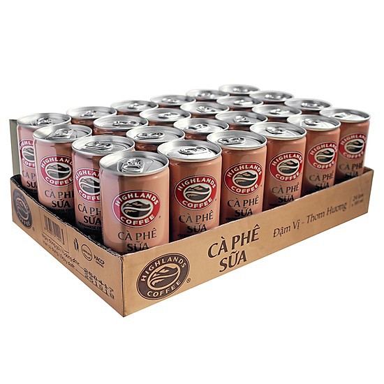 Cà phê sữa Highland Lon 235ml