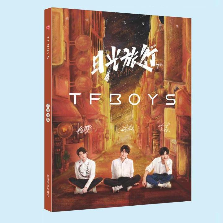 Album ảnh Photobook TFBOYS DỊCH DƯƠNG THIÊN TỶ VƯƠNG NGUYÊN VƯƠNG TUẤN KHẢI tặng kèm poster in hình thần tượng