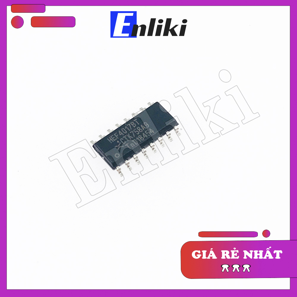 4017 16 chân dán CD4017 (HEF4017) SOP16