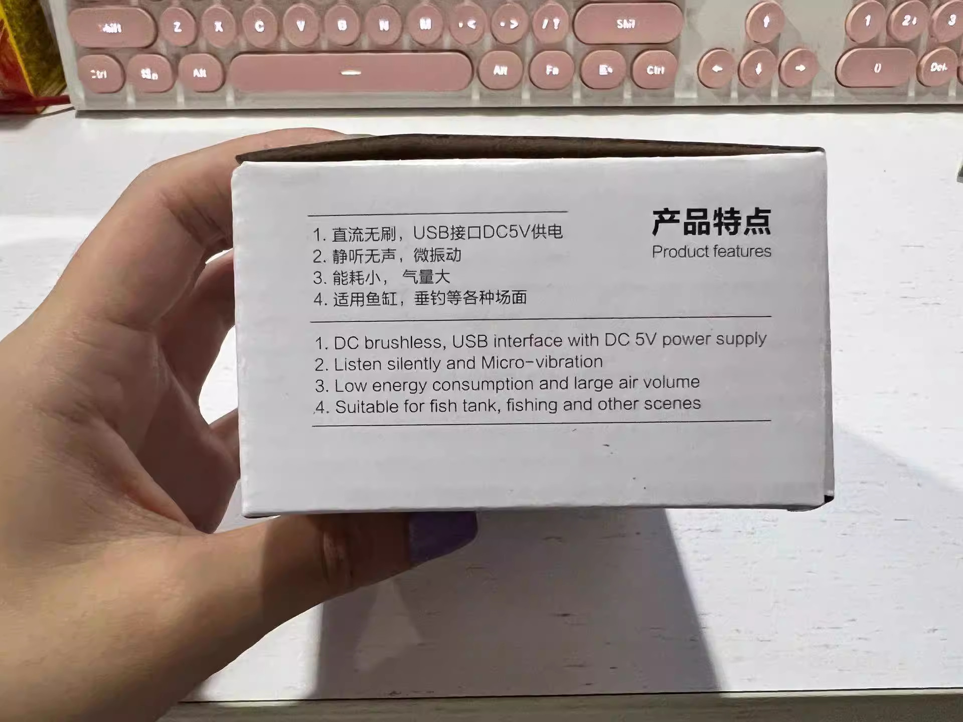 Sủi Oxy USB Sobo AR-02 - Sủi Oxi USB Mini Cho Bể Cá