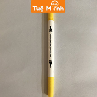 Bút dual tip 2 đầu gồm đầu lông brush + đầu liner viết calligraphy B07