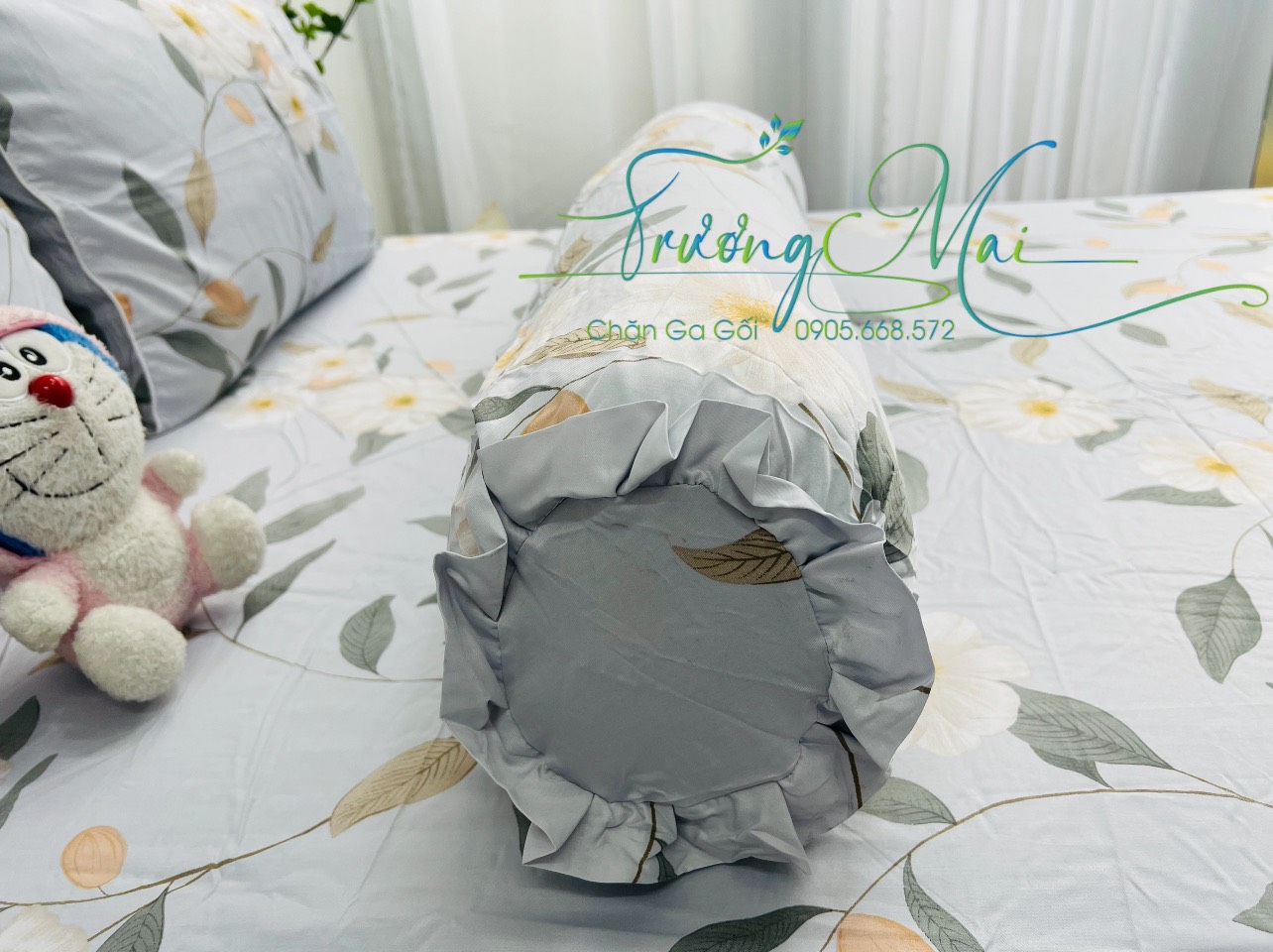 Drap Tencel lụa cao cấp 4 món ( 1 ga bọc chun, 2 áo nằm và 1 áo ôm khóa kéo)