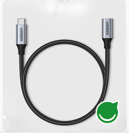 Cáp nối dài USB Type C 3.1 Gen 2 dài 1m Ugreen 30205 Chính Hãng