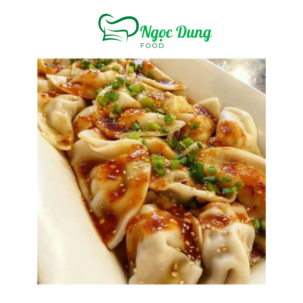 [Hoàn tiền 10%]Sủi Cảo Nhân Thịt - túi 1kg (giao hoả tốc 4h tphcm)