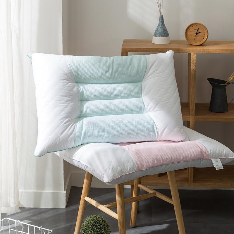 100% Cotton Cassia Gối Ruột Gối Hoa Oải Hương Duy Nhất Hai Người Sinh Đôi Người Lớn Xương Cổ Gối Đỡ Cổ Một Cặp