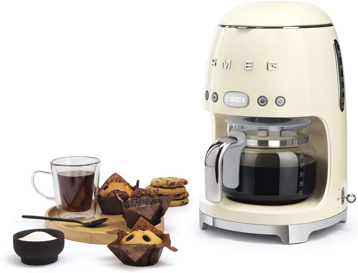 [Trả góp 0%]Máy pha cà phê nhỏ giọt cà phê phin Smeg DCF02CREU