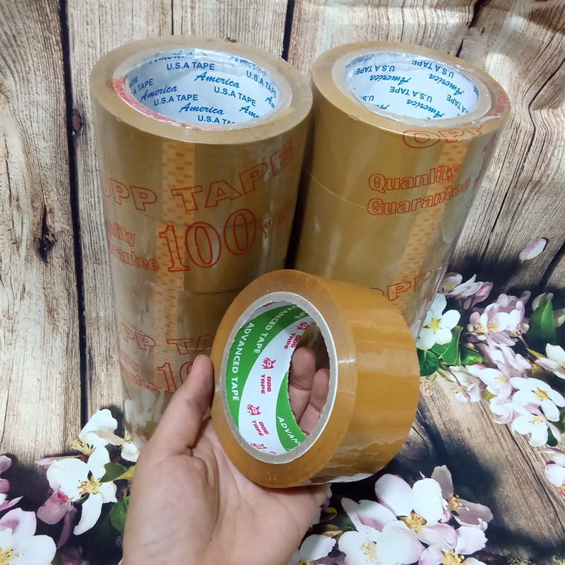 Băng Keo Đục Dán Thùng 5F ( Cuộn)