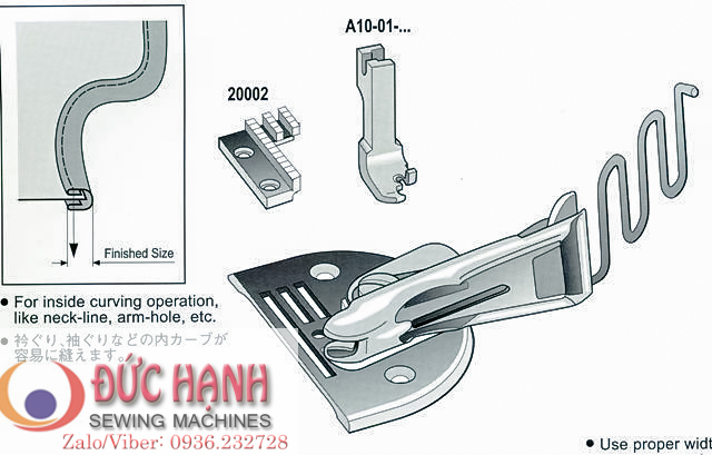 CỬ VIỀN / GÁ VIỀN A10 2 MÉP #24MM