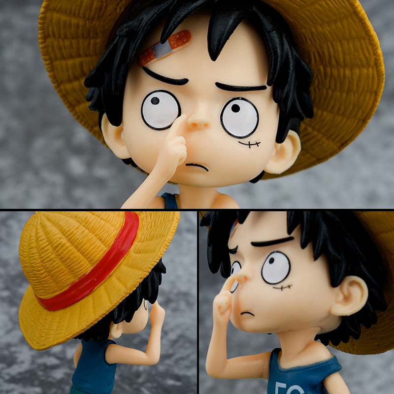 (Siêu cute) Mô hình Monkey D Luffy ngoáy mũi cực kì đáng yêu
