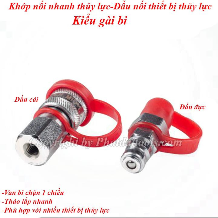 Khớp Nối Nhanh Các Thiết Bị Thủy Lực - Đầu Nối Nhanh Thủy Lực