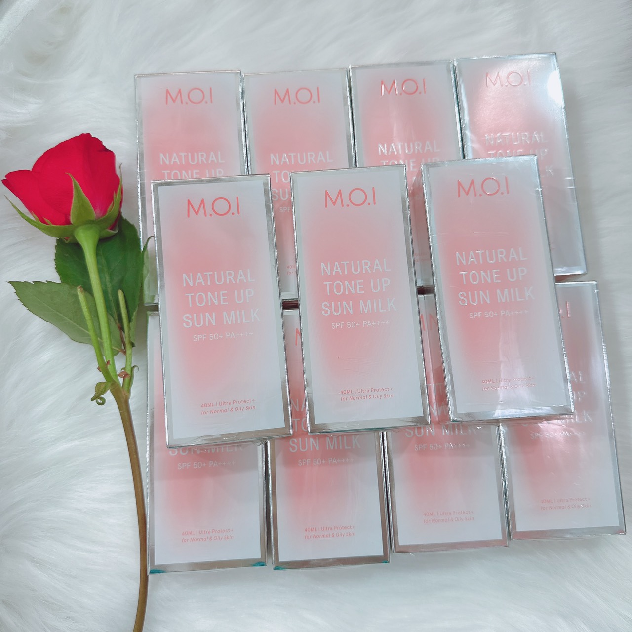 Kem chống nắng nâng tone m.o.i spf 50+ pa ++++ 40ml - hồ ngọc hà