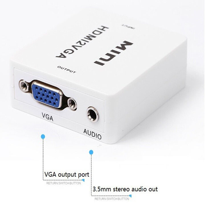 Bộ chuyển đổi mini HDMI sang VGA