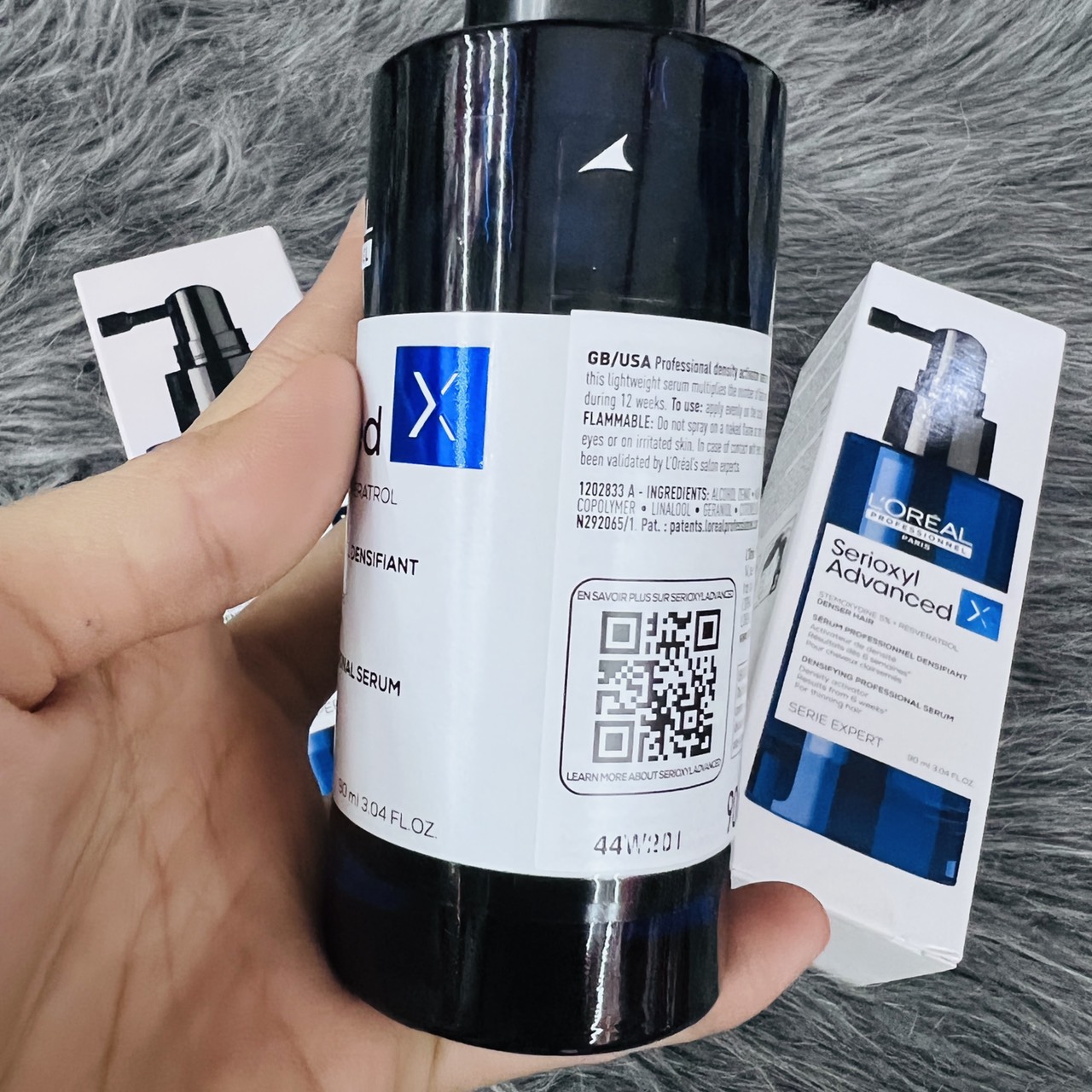 Tinh Chất L'Oréal Professionnel Kích Thích Mọc Tóc 90ml Serioxyl Denser Hair