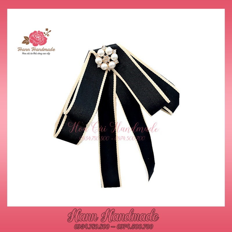 Nơ Cài Áo Cao Cấp Cài Áo Các Loại [HANN HANDMADE - Hoa cài áo, phụ kiện thời trang sỉ]