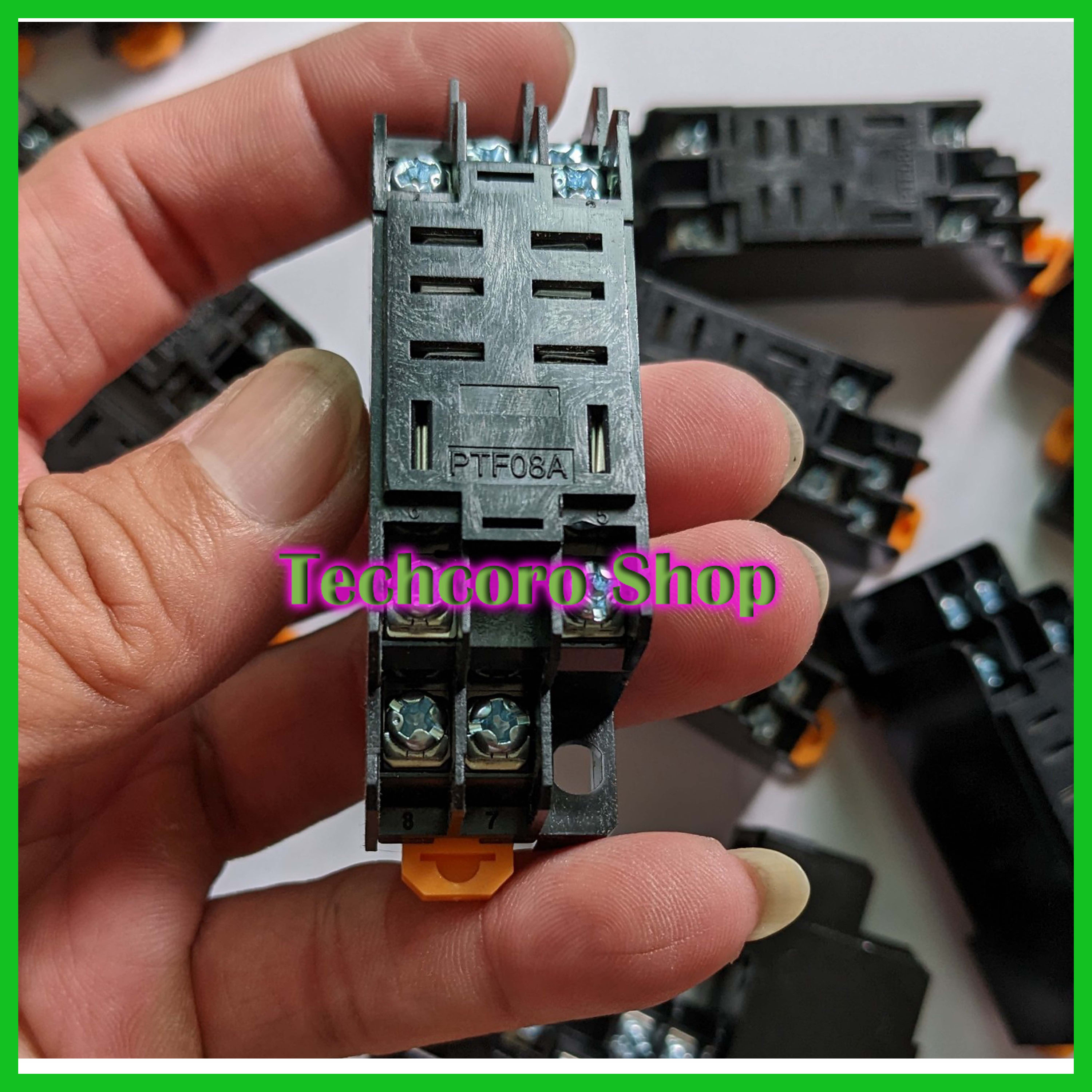 Đế rơ le 8 chân dẹt to PTF08A - socket Relay PTF08A