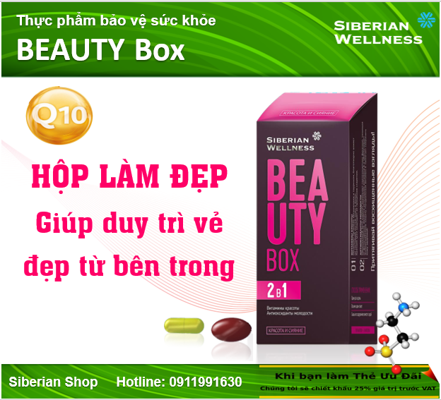 Beauty box - Duy trì vẻ thanh xuân cho phụ nữ - Siberian Shop