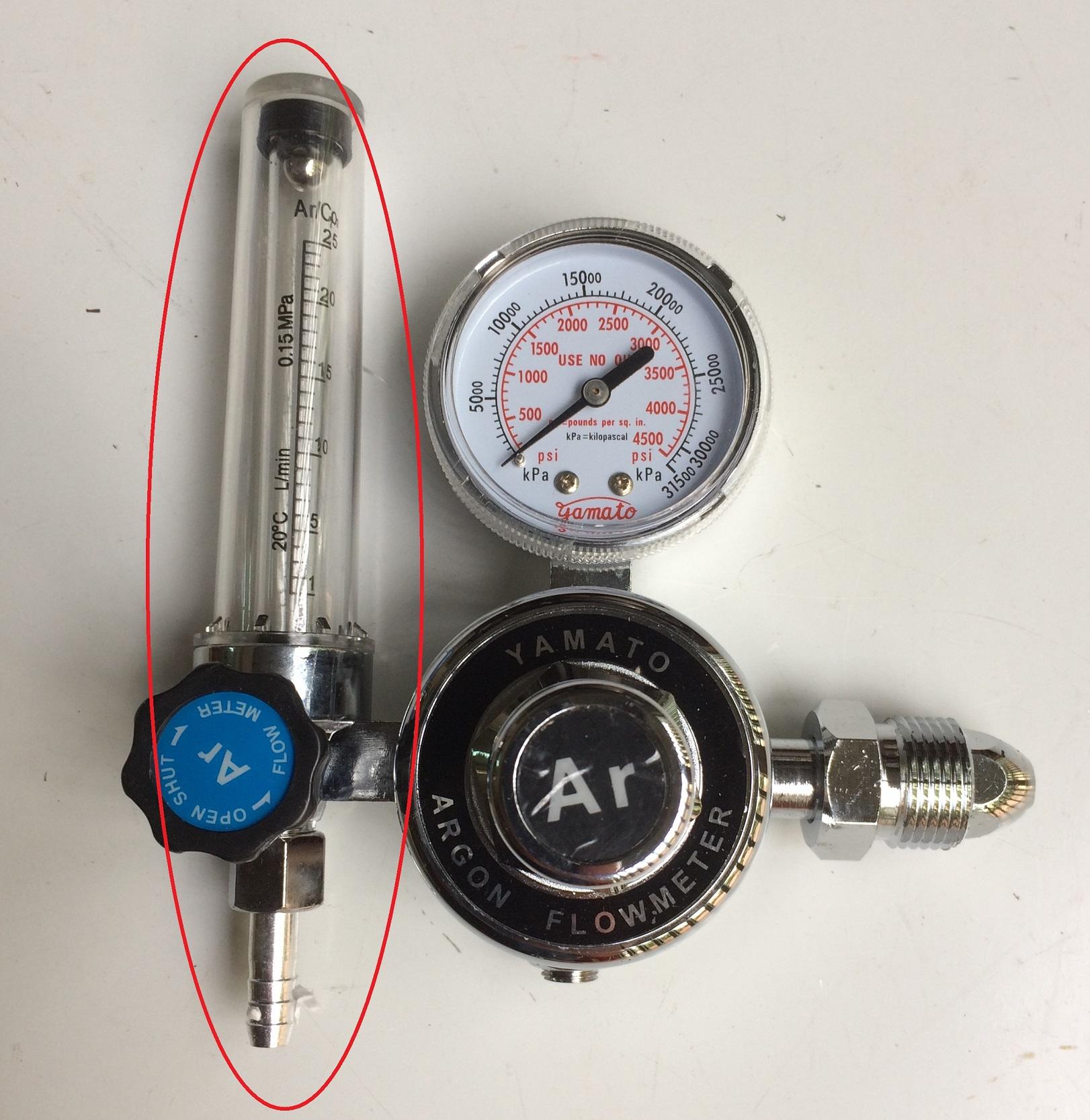 [HCM]Van chỉnh khí đồng hồ Argon và CO2 ren 14mm