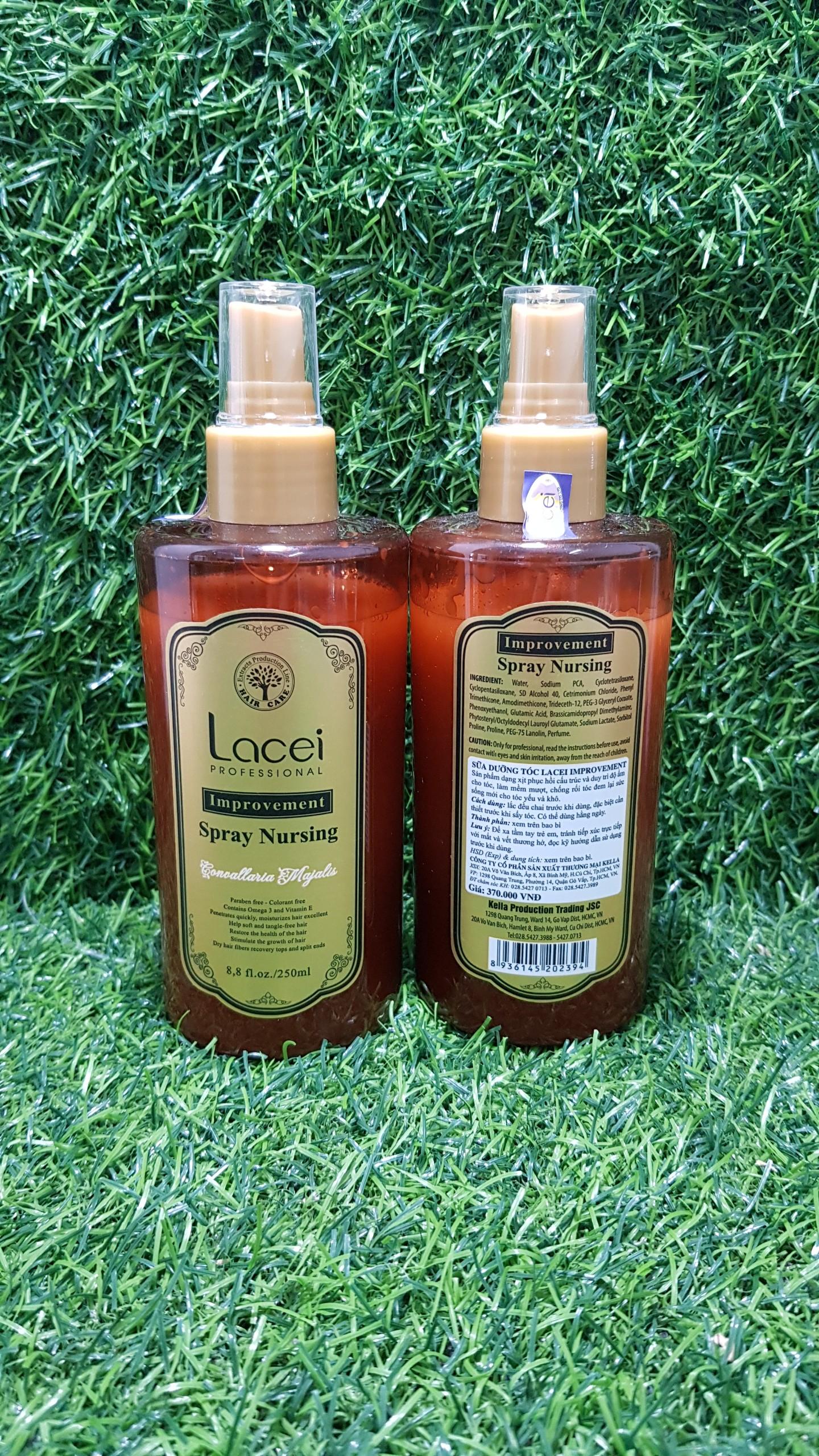 [HCM]Sữa dưỡng tóc phục hồi hư tổn Lacei Improvement 250ml