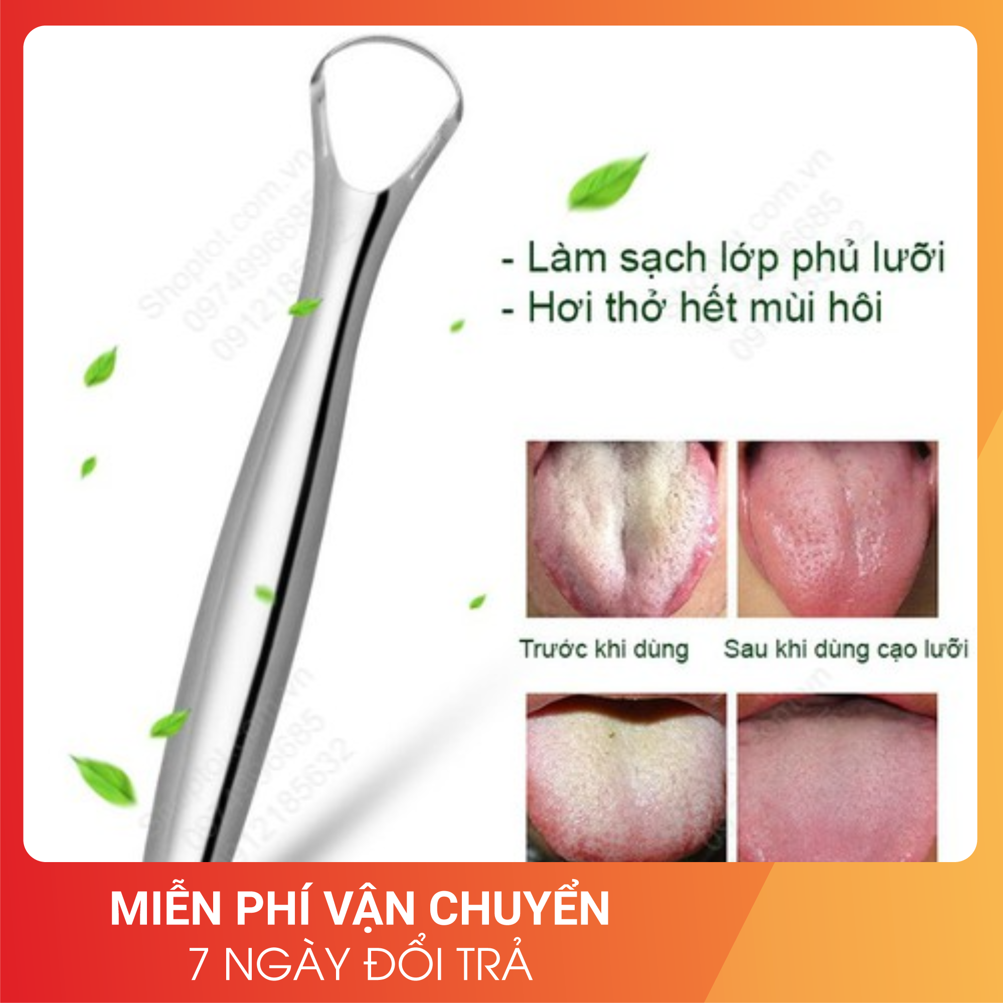 For shaving blade-oral hygiene, made from stainless steel, easy to use suitable for all gender, TGIT28