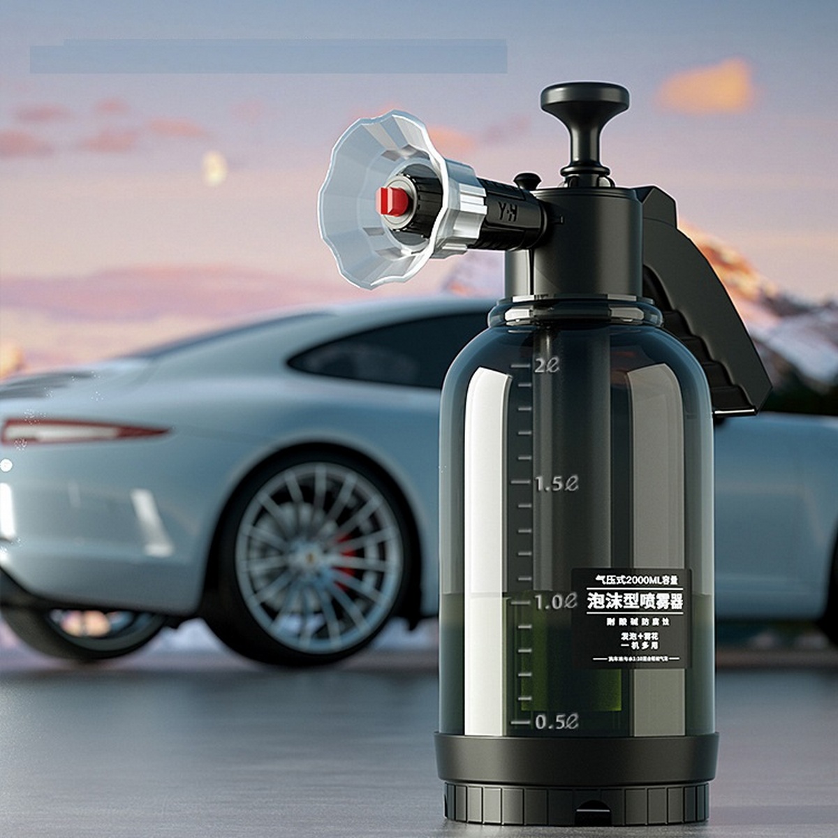 Bình xịt tạo bọt tuyết rửa xe 2l chuyên dụng