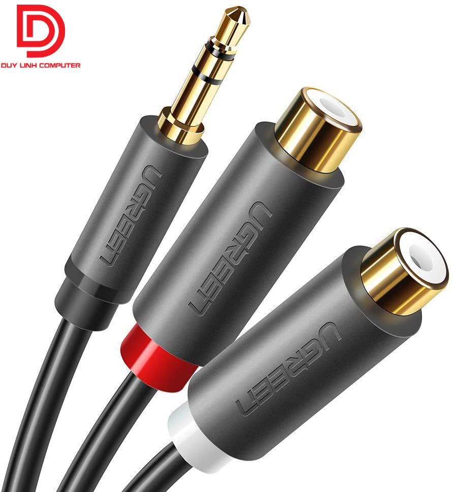 Cáp Audio Ugreen 10547 - chuyển jack 3,5mm sang 2 hoa sen (âm)