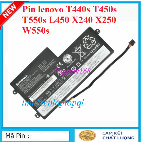 Pin Laptop Lenovo ThinkPad T440 T440S T450 T450S T460 X240 X250 45N1773 - Pin Gắn Trong
