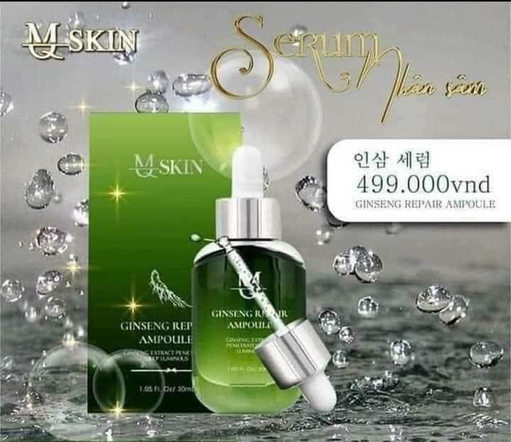 SERUM CĂNG BÓNG DA NHÂN SÂM MQSKIN