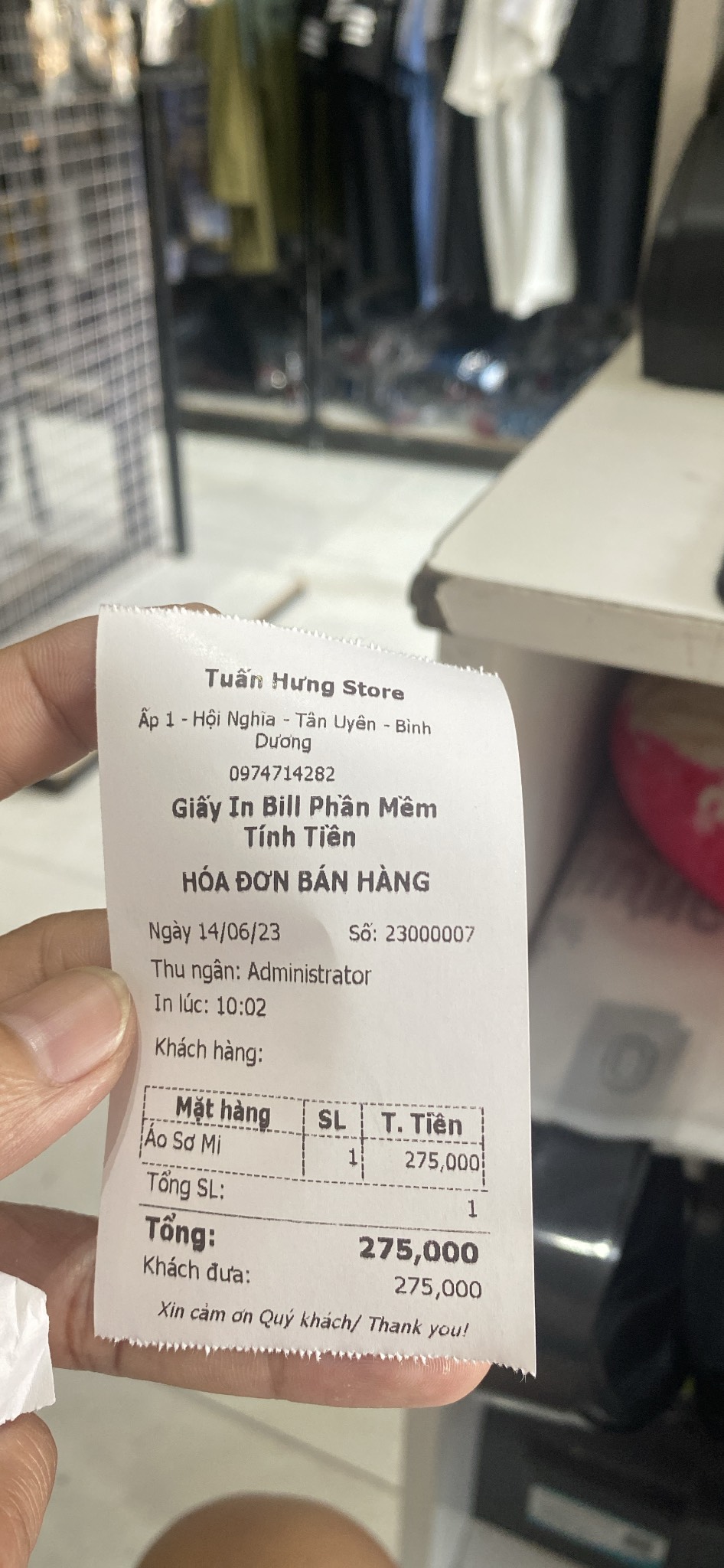 Máy in hóa đơn XPRINTER 58IIH GIẤY 58mm + 1 CUỘN BILL TEST