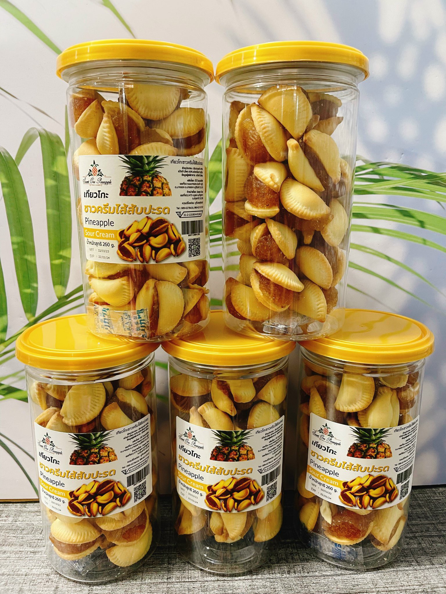 BÁNH SÒ KẸP MỨC DỨA THÁI LAN 320gr