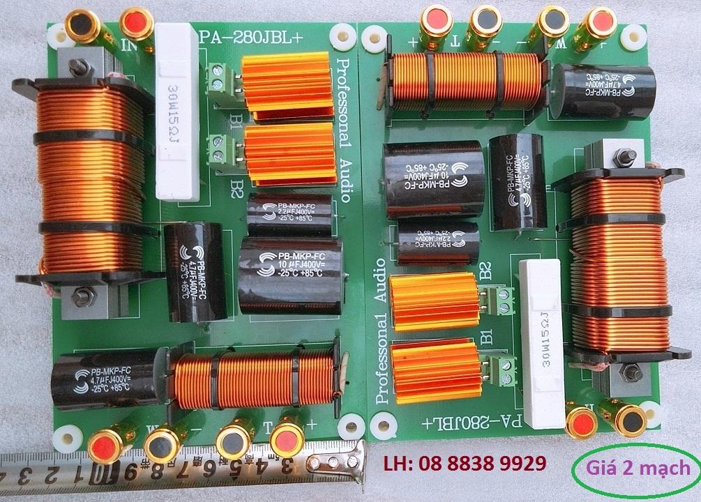 BỘ 2 MẠCH PHÂN TẦN JB LPA280 CAO CẤP - MÊN XANH CÓ CỌC - GIÁ 2 MẠCH
