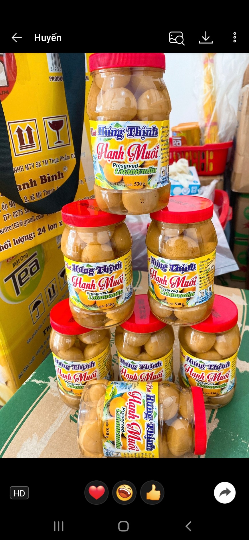 (Freeship) Hạnh Muối Hưng Thịnh hủ 530gr