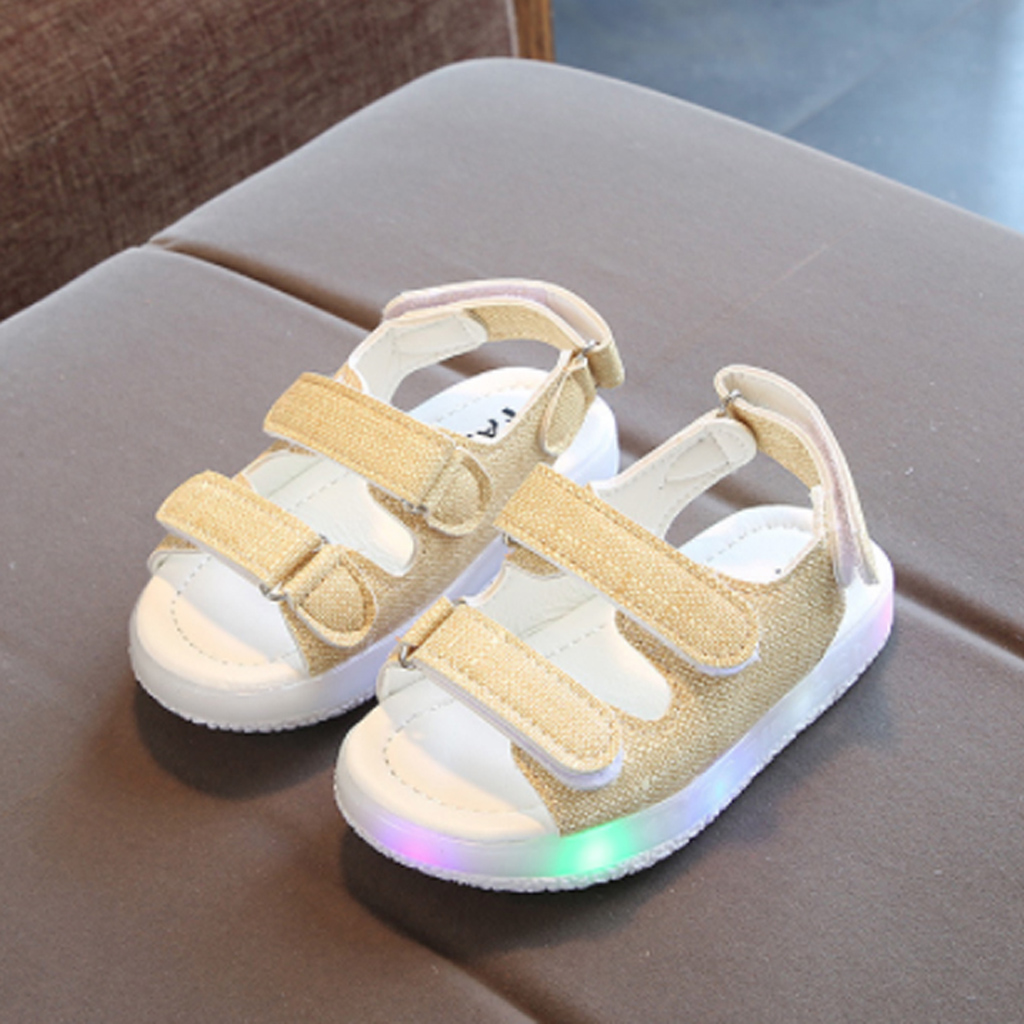 Sandal cho bé kiểu dáng Hàn Quốc,sandal cho bé gái,sandal có đèn nháy cho bé gái  21595