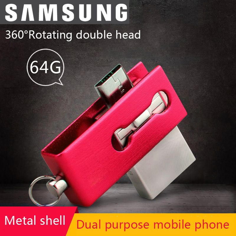 [Mua 1 tặng 1]Sản Phẩm Mới Ổ Đĩa Flash SAMSUNG USB OTG USB 3.0 Ổ Đĩa Bút Mini 64GB Micro USB Stick