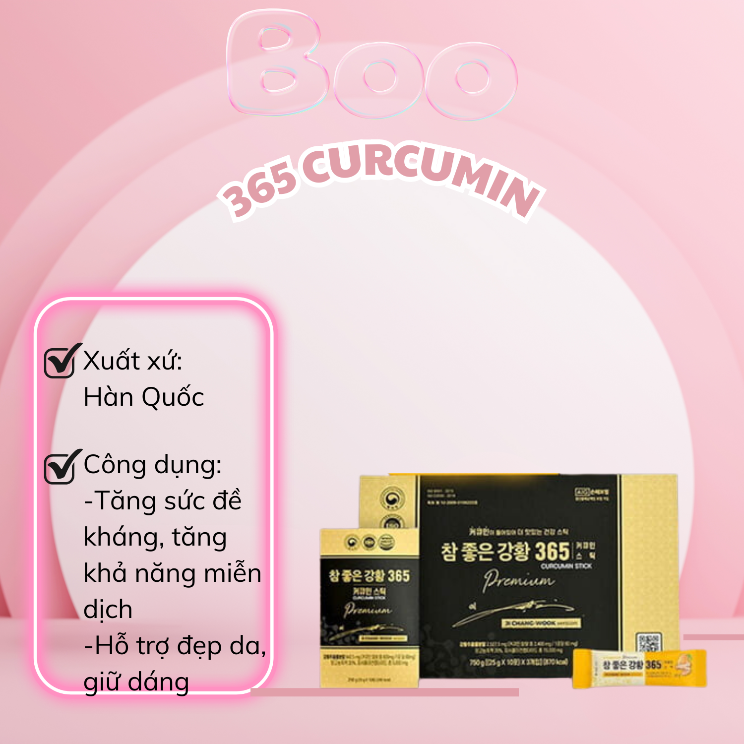 THẠCH NGHỆ NANO CURCUMIN 365 HÀN QUỐC