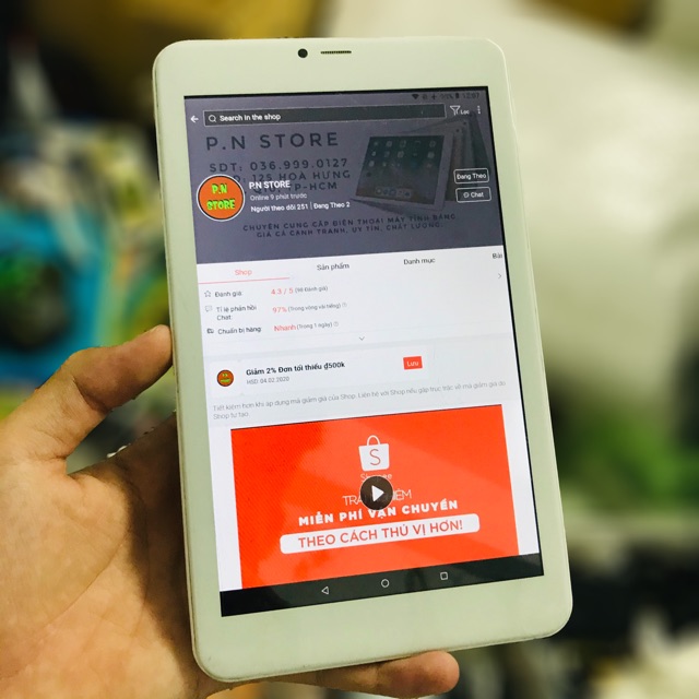 Máy Tính Bảng Mobell Tab 8A (cũ)