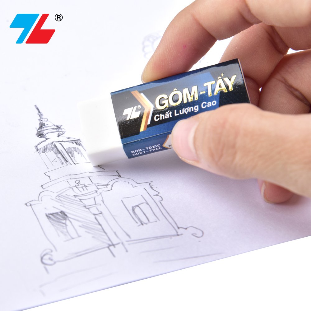 Gôm tẩy xóa chì Thiên Long Hi Polymer E-030