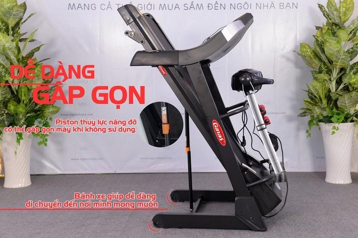Máy chạy bộ điện đa năng Ganas T500