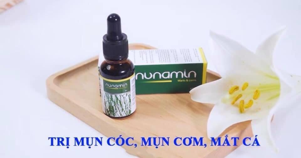 Tinh Chất Nunamin Đánh Bay Mụn Cóc, Mụn Thịt, chai chân 15ml Hiệu Quả
