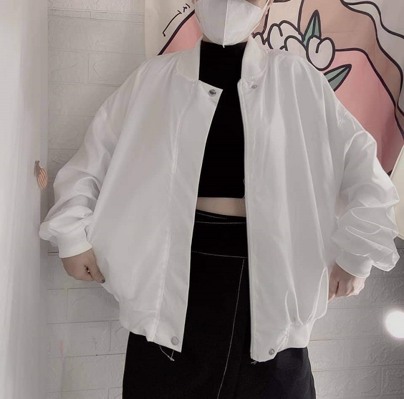 Áo Khoác Bomber form Lỡ Dày Mịn Siêu Đẹp  HÌNH THẬT SP 100%  - CLITUS