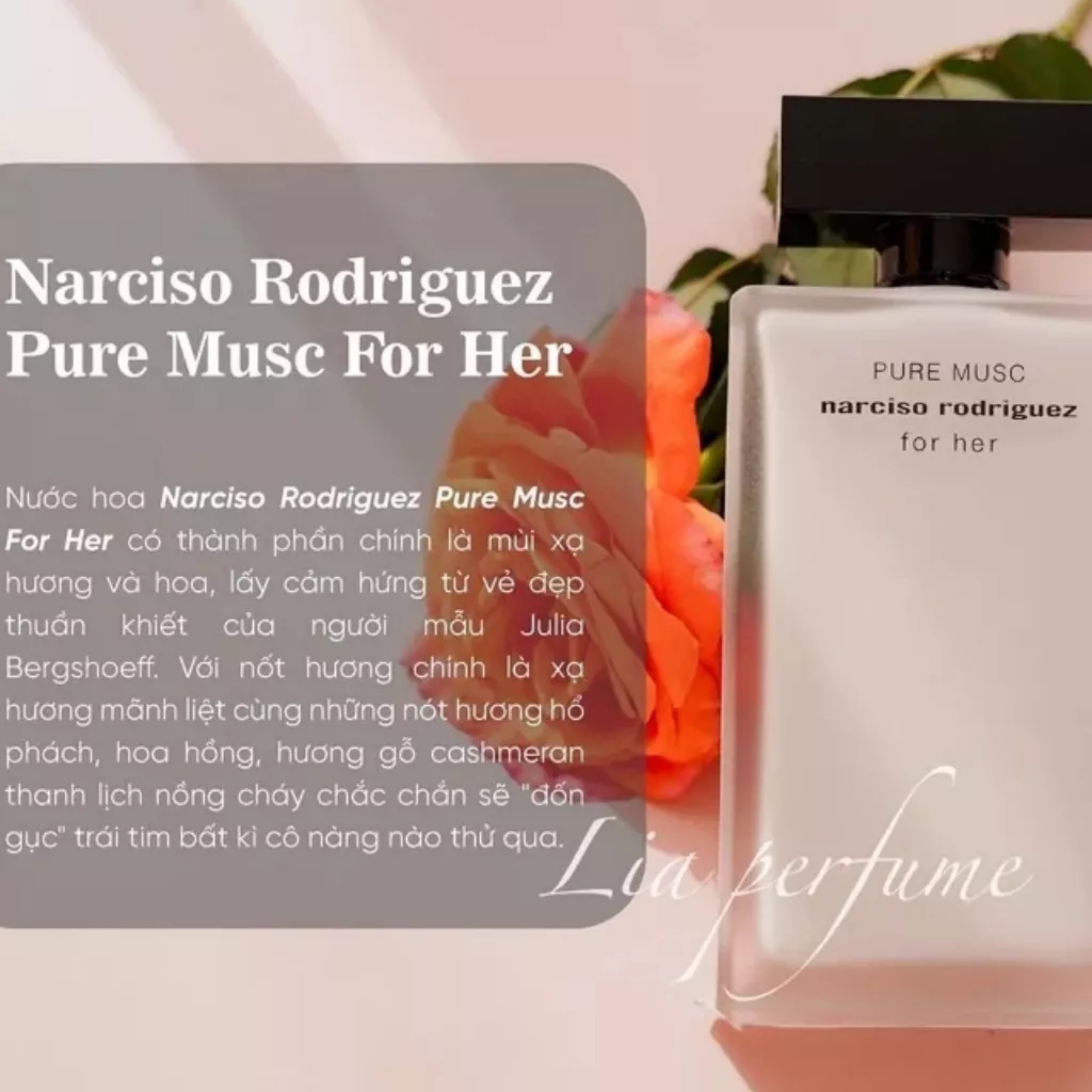 Nước Hoa Nữ Pure Musc ( Nar Trắng ) (chiết 10ml - 20ml)