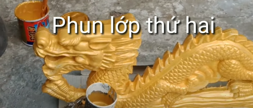 [Lon 225ml] Sơn nước nhũ vàng ATM - 999