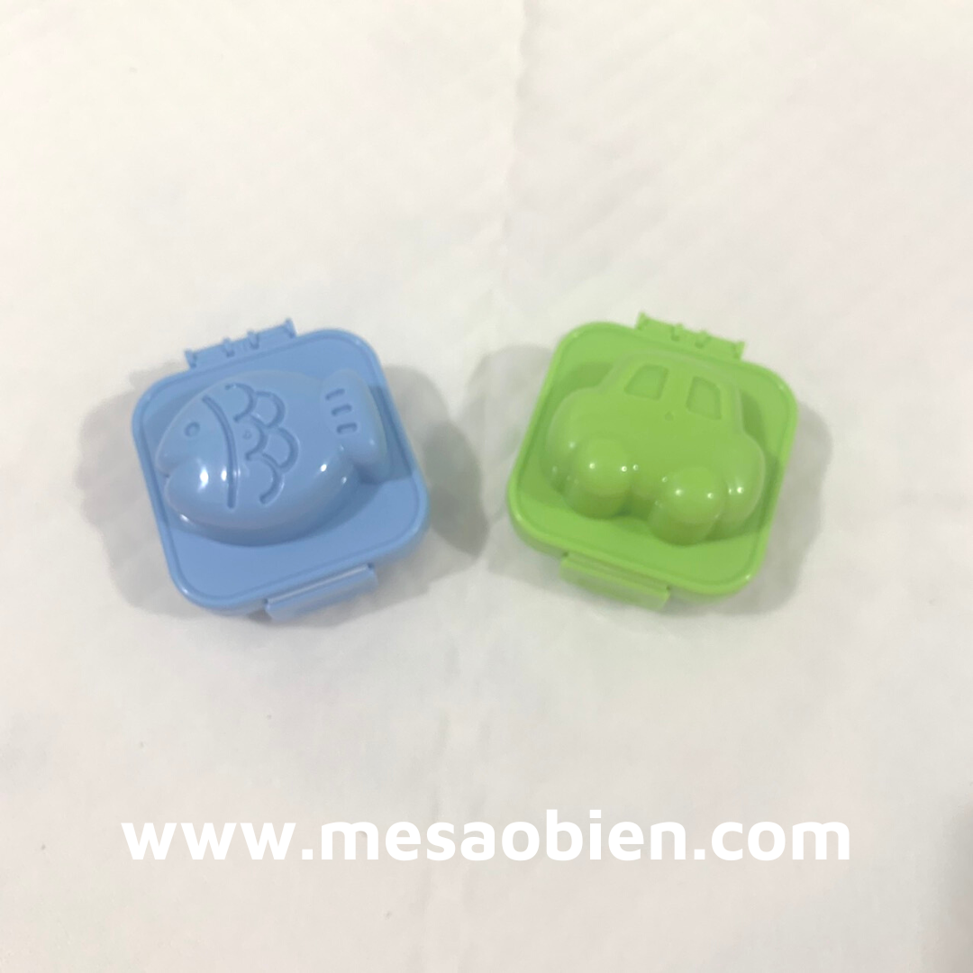 Set 2 khuôn làm cơm bento Nhật cho bé