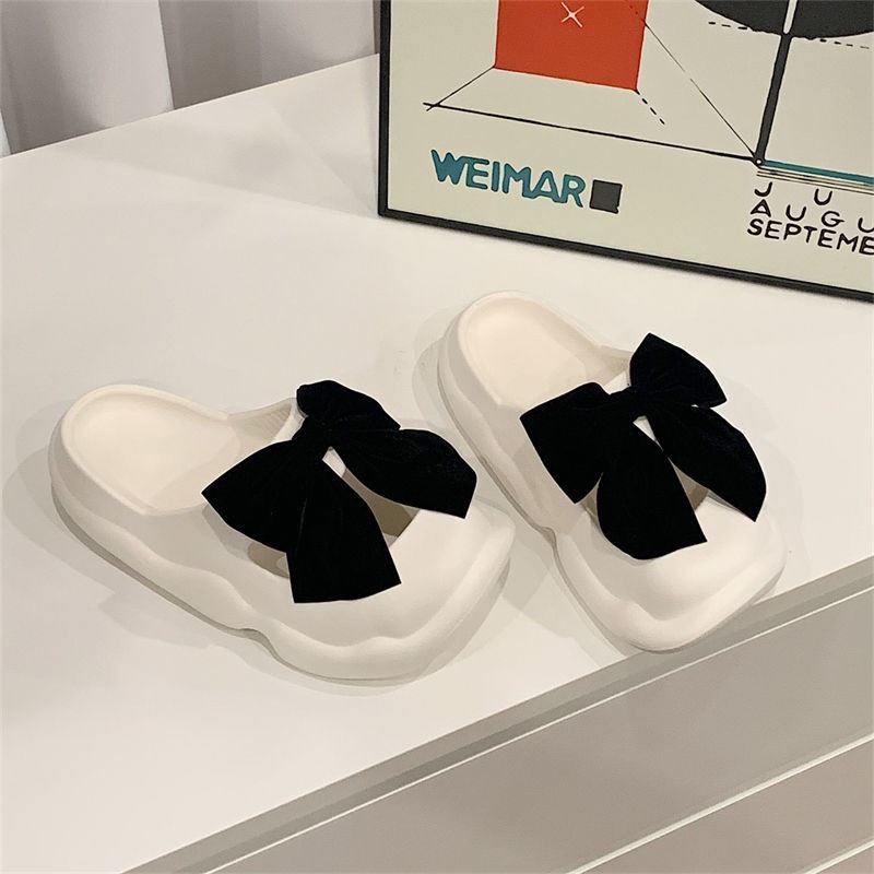 Dép sục nữ thắt nơ cute mới