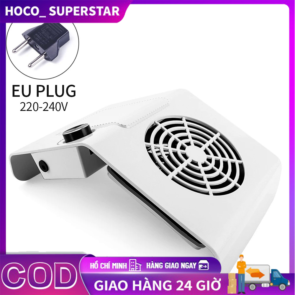 Máy hút bụi 40W có quạt Máy hút bụi móng tay mạnh mẽ Máy hút bụi móng tay Máy hút bụi hút Túi thu thập bụi Nail