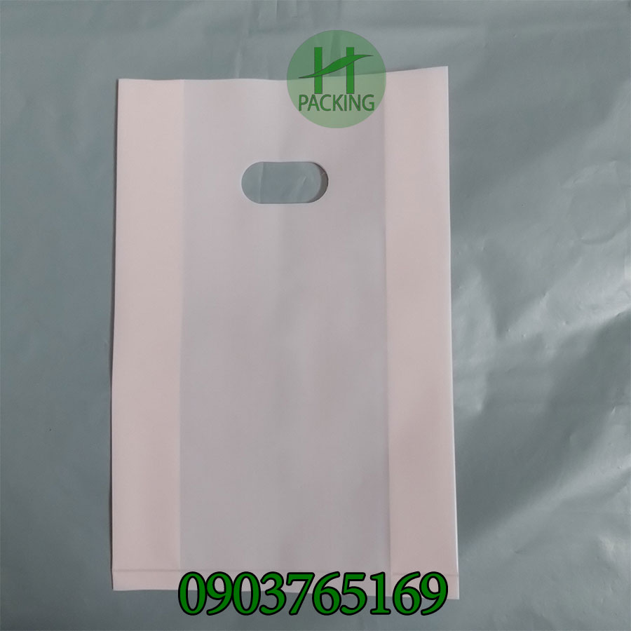 Túi PE hột xoài màu hồng Pastel
