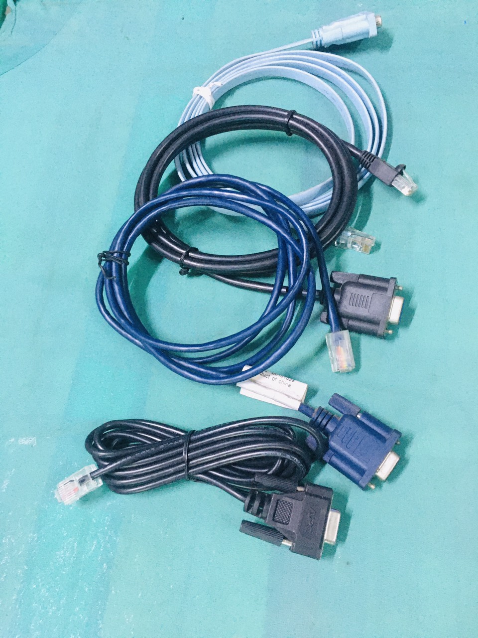 Cáp chuyển đổi Rs232 to RJ45 Cat5 1,2m- 1,8M
