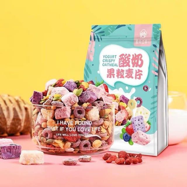 NGŨ CỐC ĂN KIÊNG SỮA CHUA MIX HẠT HOA QUẢ