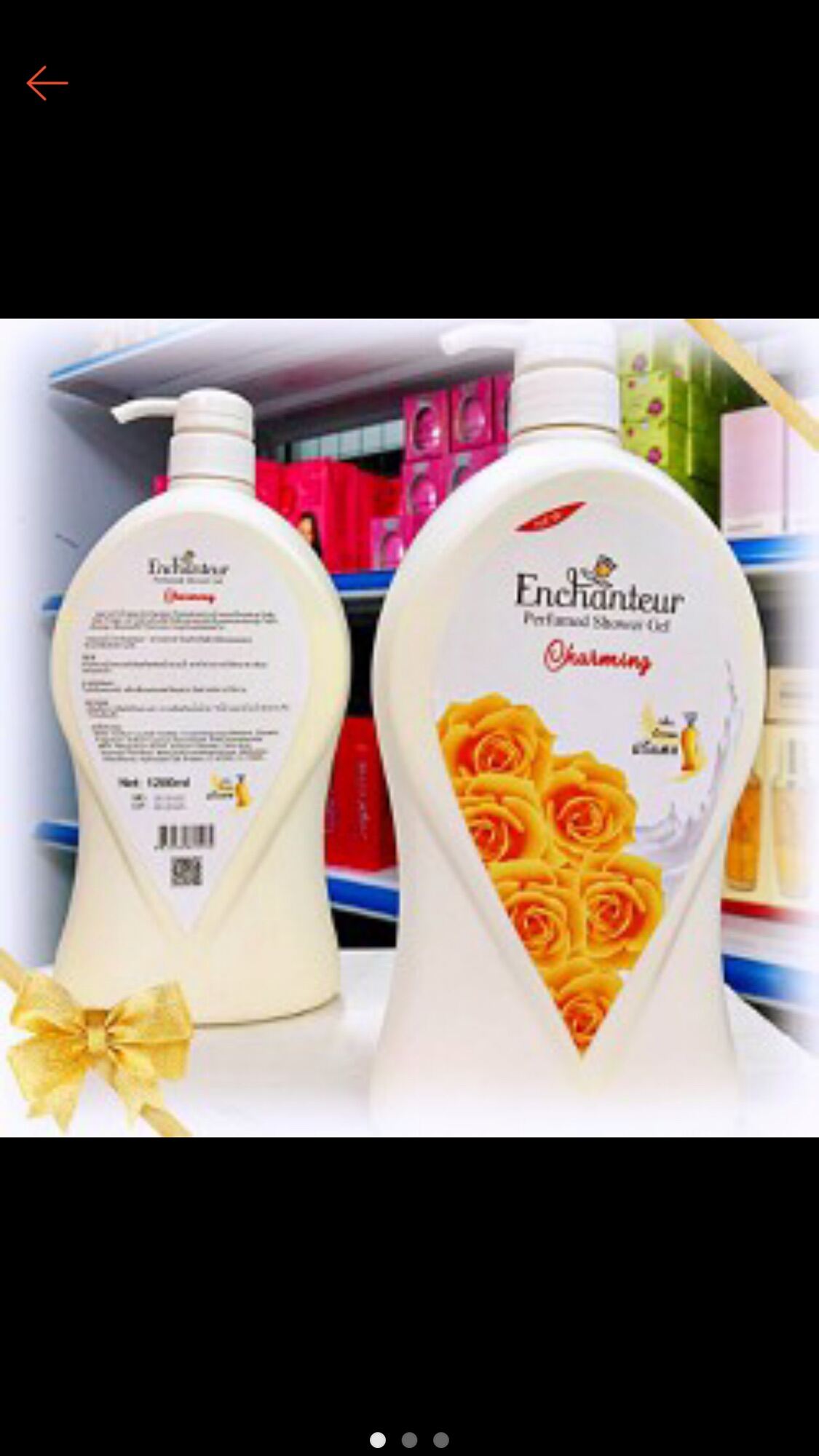 Com bo 3 chai Sữa tắm Echanteur thơm mịn trắng sáng Da chai 1200ml+