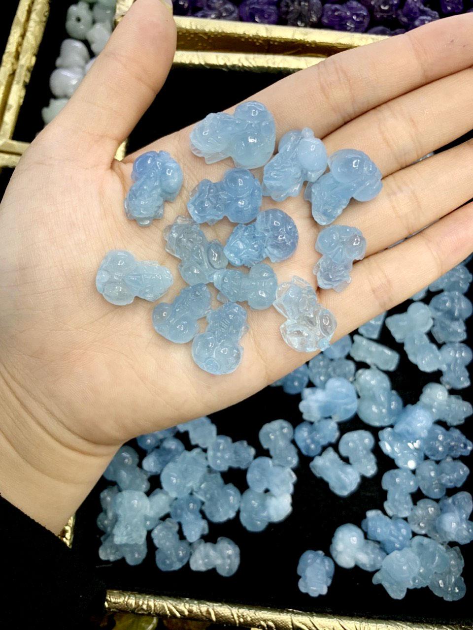 [ Phụ Kiện ] Tỳ Hưu Aquamarine - Có Size Nam và Nữ - Bảo Hành Trọn Đời  - Vip 5A